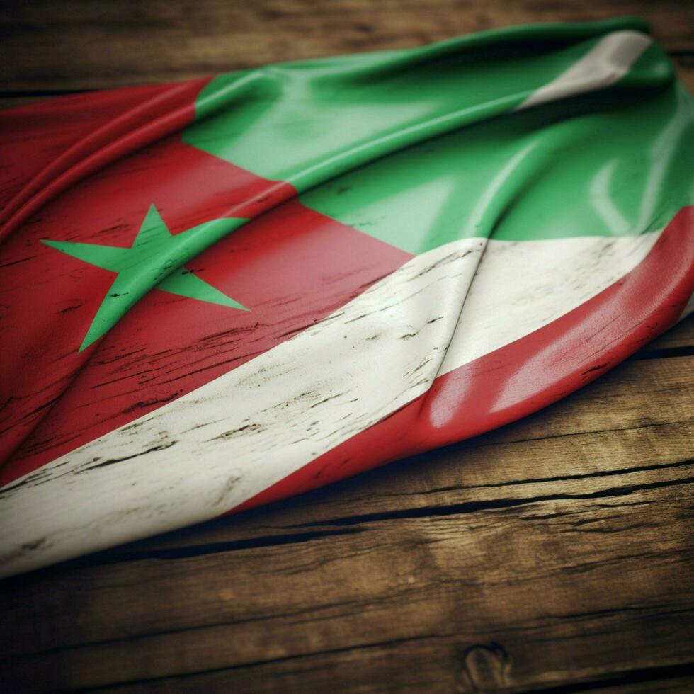 Flagge von Burundi hoch Qualität 4k Ultra foto