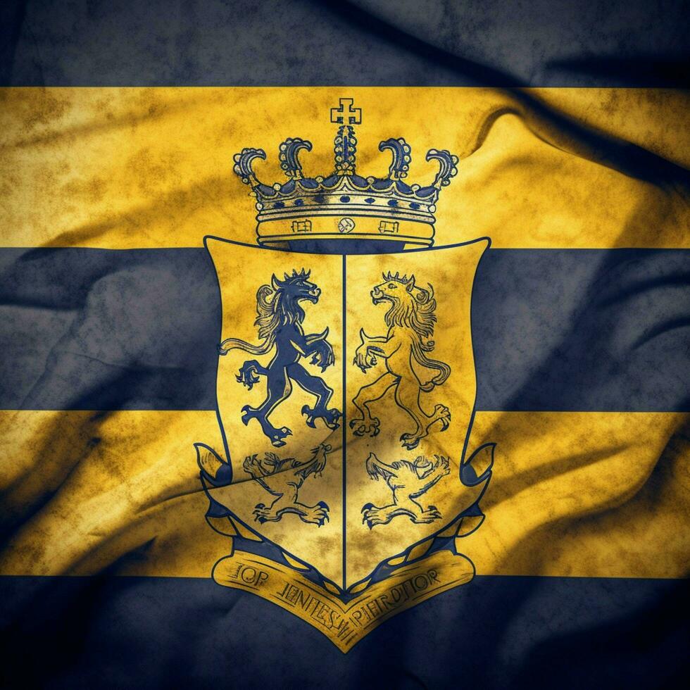 Flagge von Herzogtum von Parma hoch Qualität 4k foto