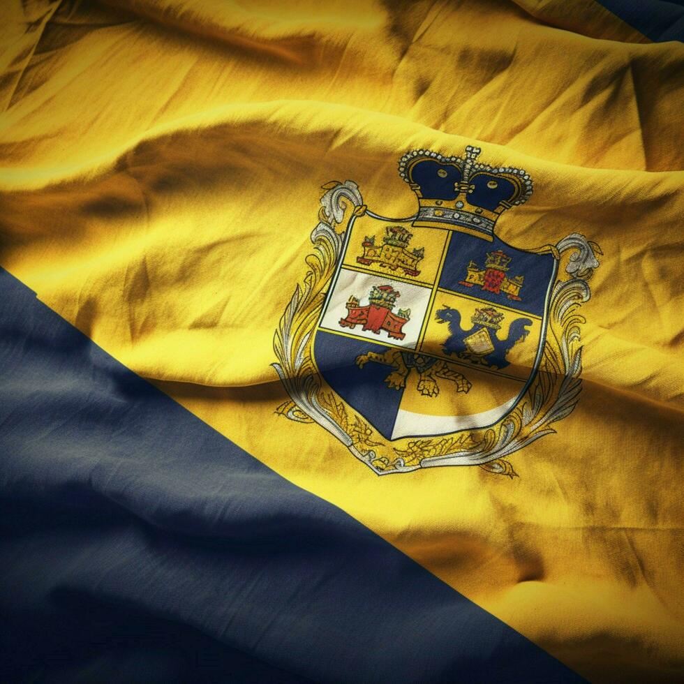 Flagge von Herzogtum von Parma hoch Qualität 4k foto