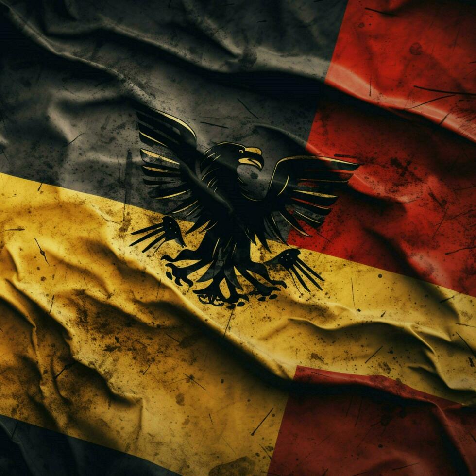 Flagge von Deutschland hoch Qualität 4k Ultra foto