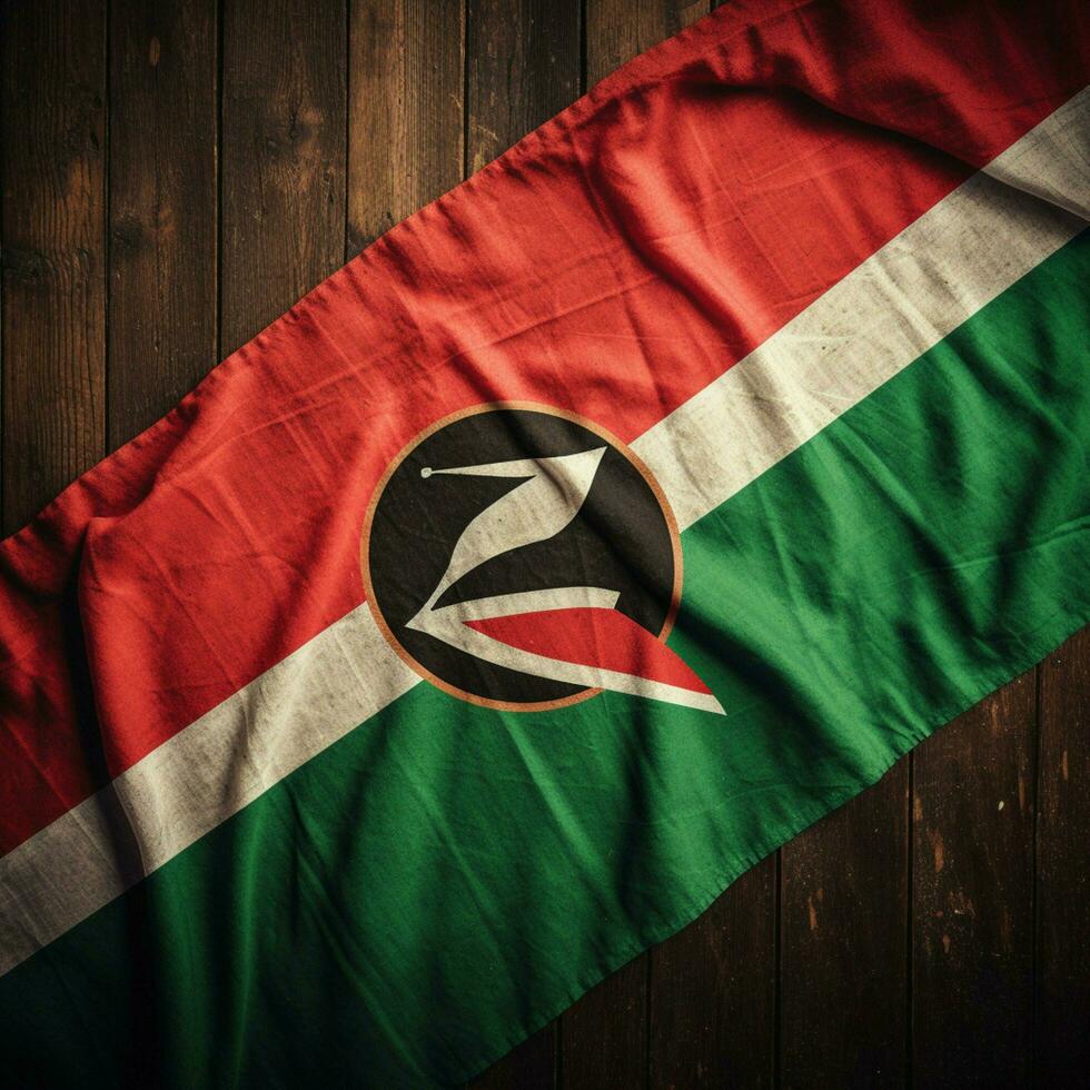Flagge von Kenia hoch Qualität 4k Ultra hd foto