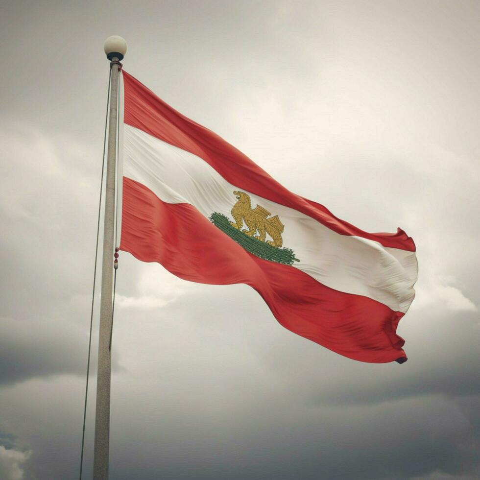 Flagge von Peru hoch Qualität 4k Ultra hd foto