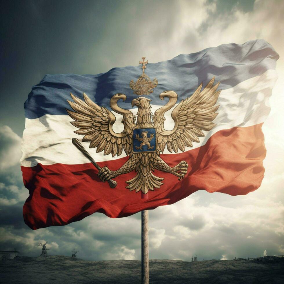 Flagge von Russland hoch Qualität 4k Ultra h foto