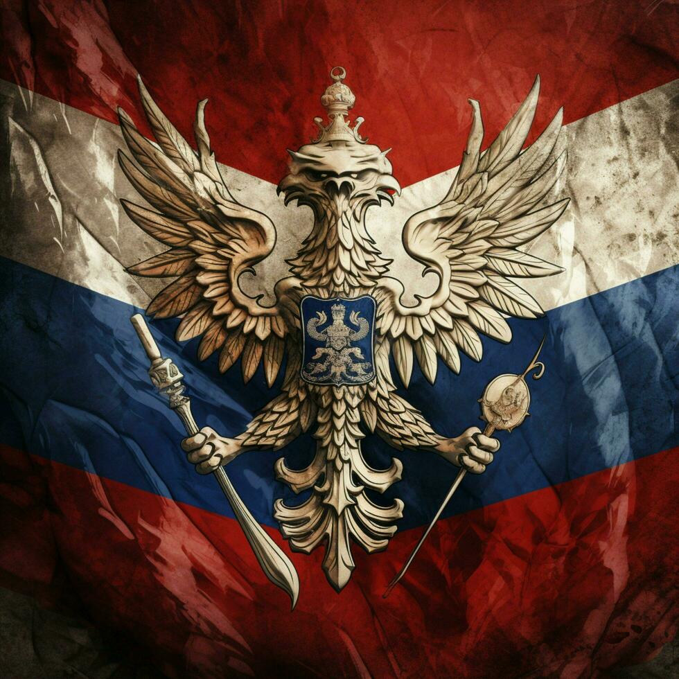 Flagge von Russland hoch Qualität 4k Ultra h foto