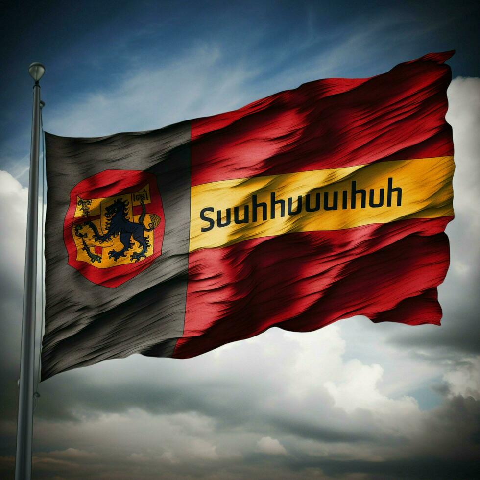 Flagge von Schaumburg-Lippe hoch Qualität foto