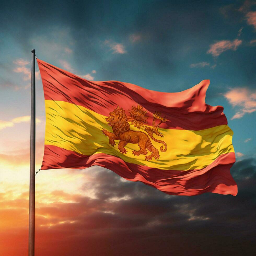 Flagge von sri Lanka hoch Qualität 4k ultra foto