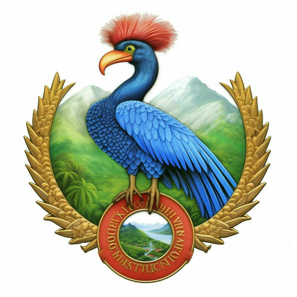 National Vogel von äquatorial Guinea hoch Qualität foto