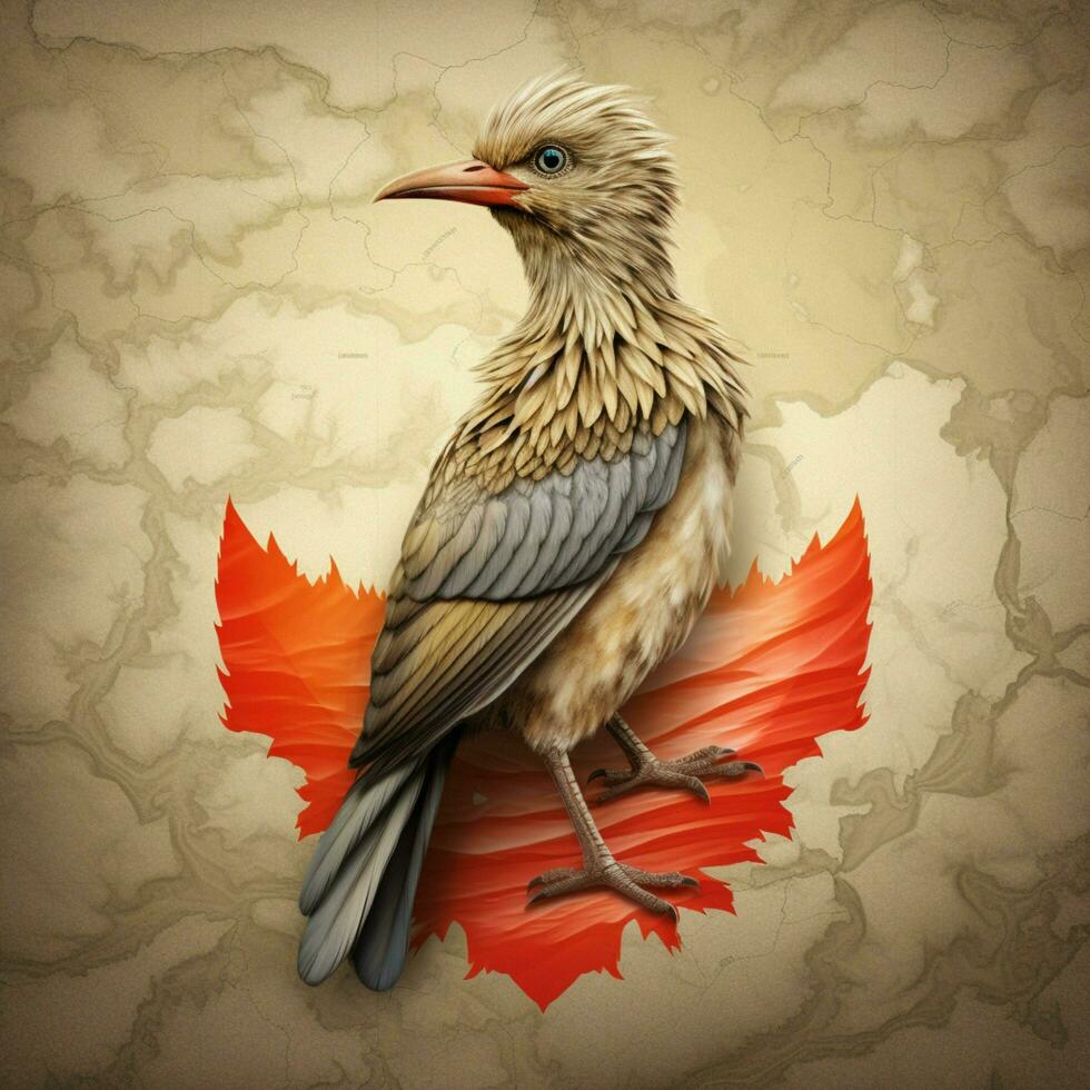 National Vogel von Jemen hoch Qualität 4k Ultra hd foto