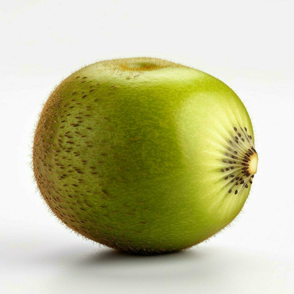 Foto von Kiwi mit Nein Hintergrund mit Weiß Hintergrund