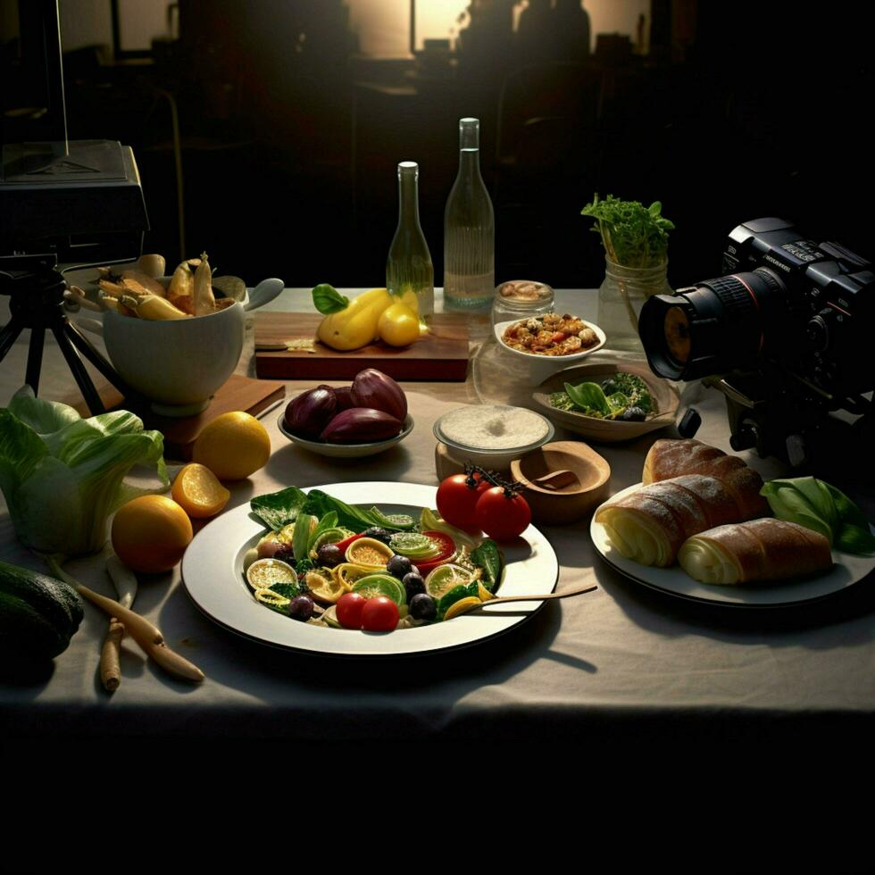 fotorealistisch Fachmann Essen kommerziell fotografieren foto