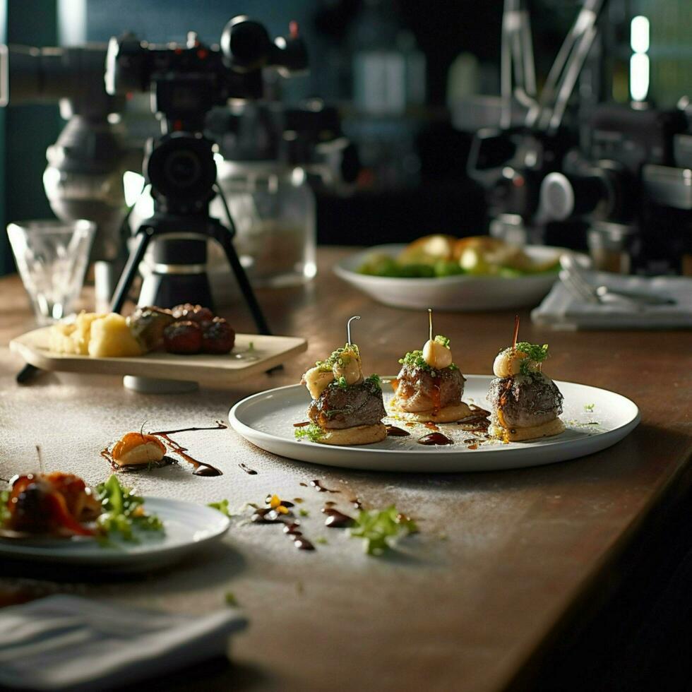 fotorealistisch Fachmann Essen kommerziell fotografieren foto