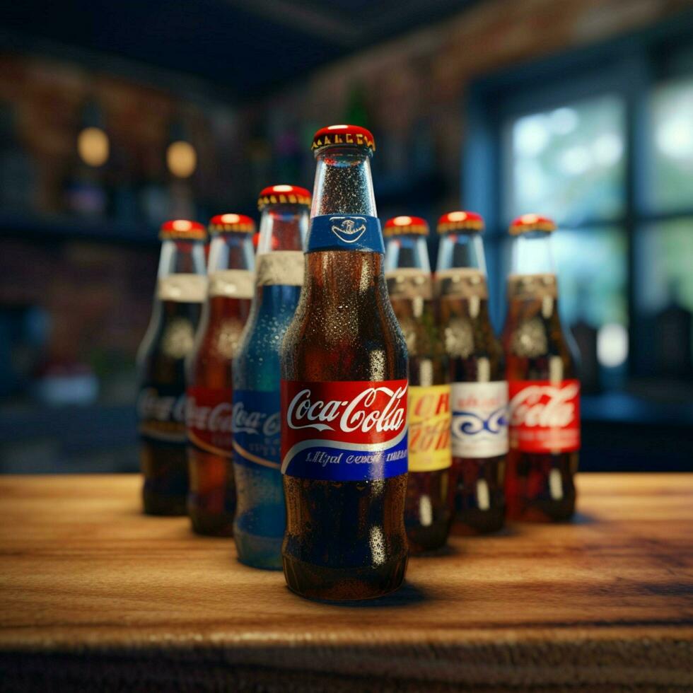 Produkt Schüsse von Pepsi Cola hoch Qualität 4k ultra foto