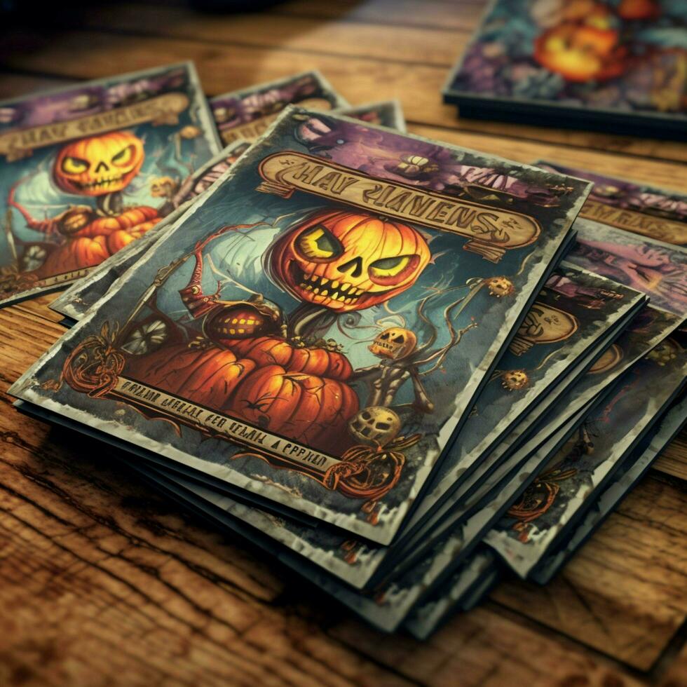 Produkt Schüsse von Halloween Flyer hoch Qualität 4 foto