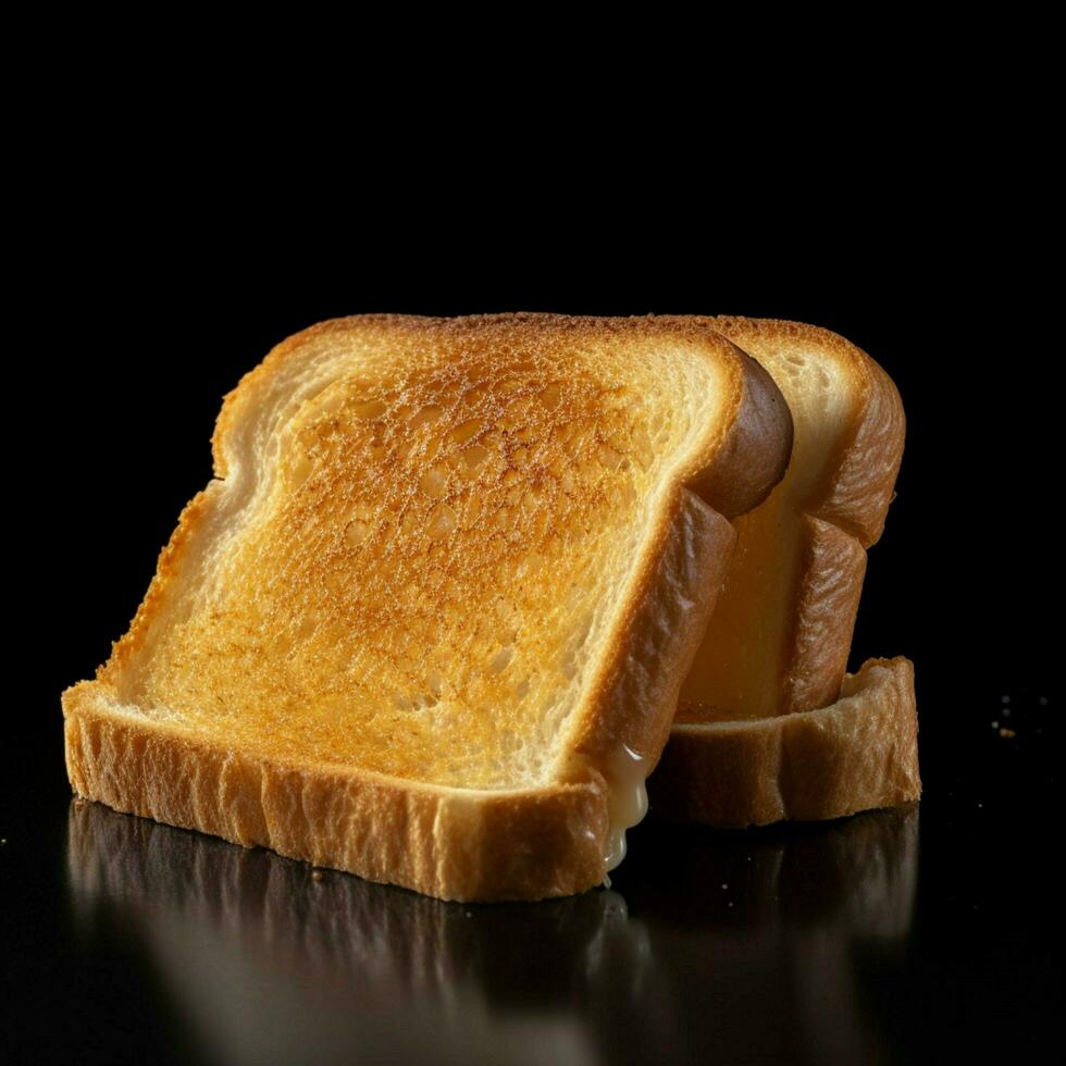 Produkt Schüsse von Foto von Toast mit Nein Hintergrund