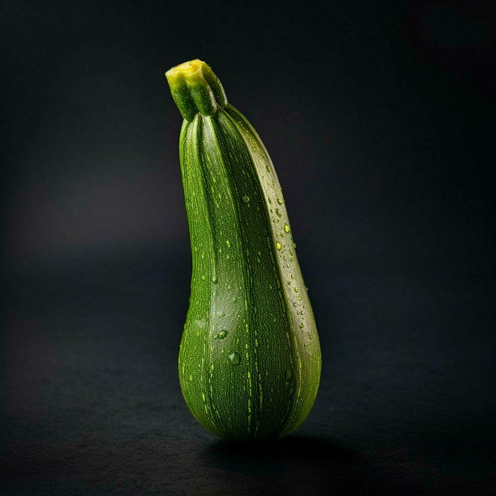 Produkt Schüsse von Foto von Zucchini mit Nein backgr