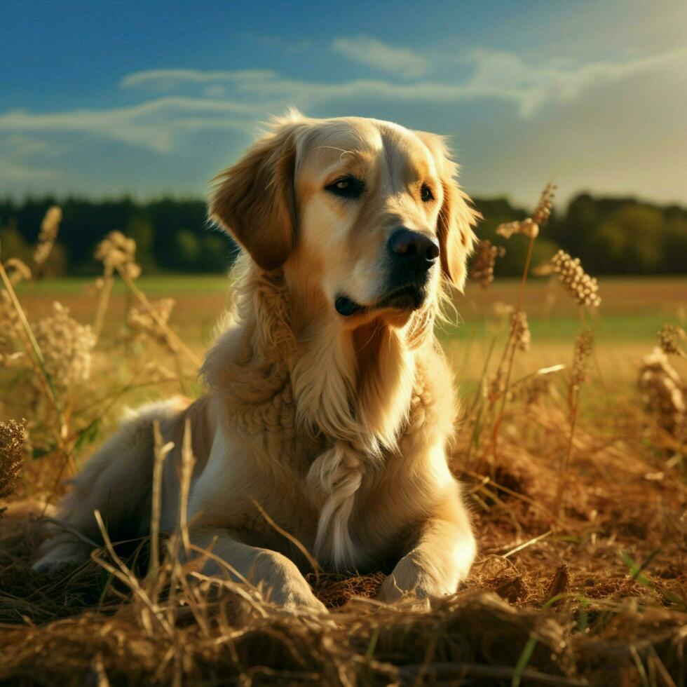 Hund hoch Qualität hdr 16k Ultra hd foto