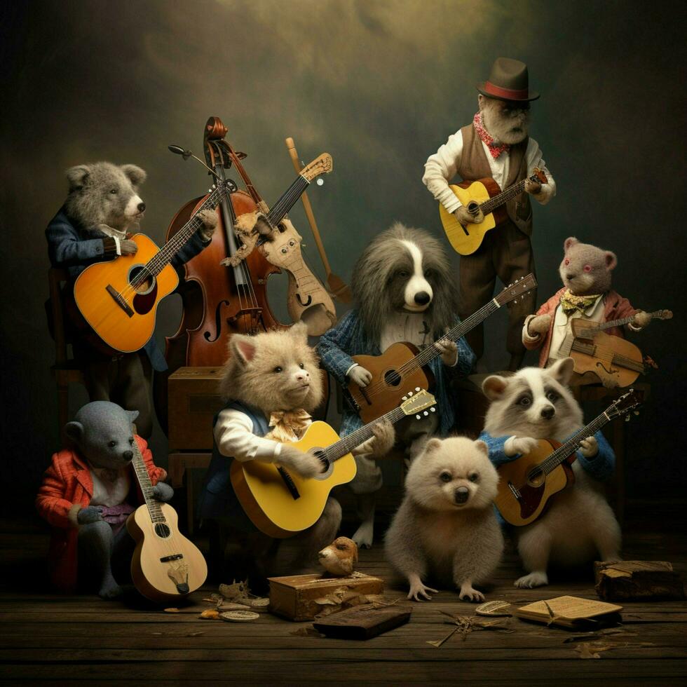 Musical Tiere Erstellen harmonisch Melodien foto