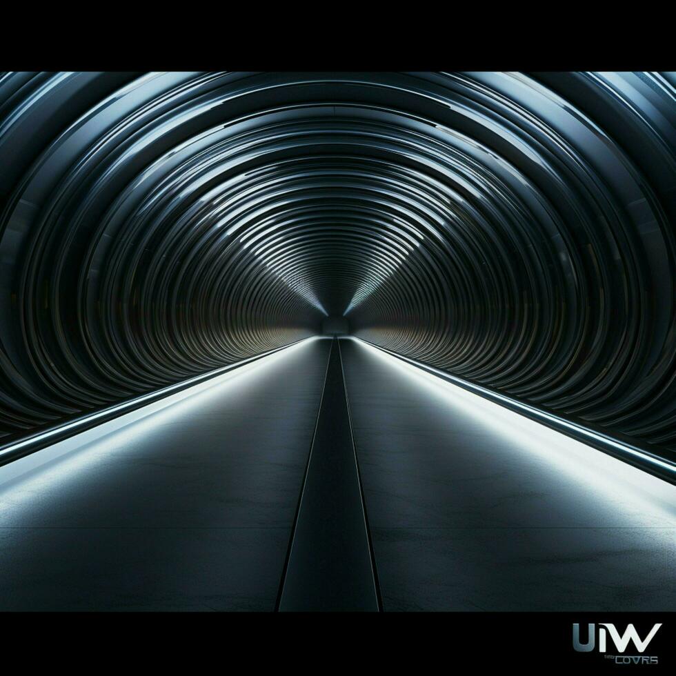 Tunnelbau Leere hoch Qualität Ultra hd 8 Tausend hdr foto