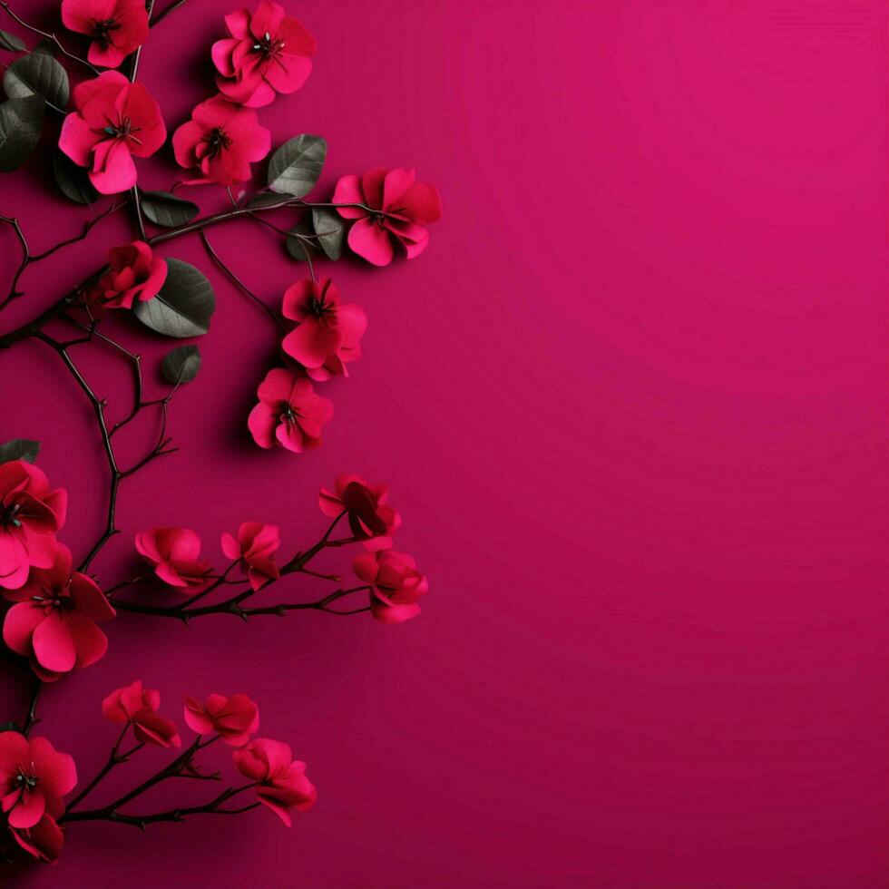 fuchsia minimalistisch Hintergrund hoch Qualität 4k hdr foto