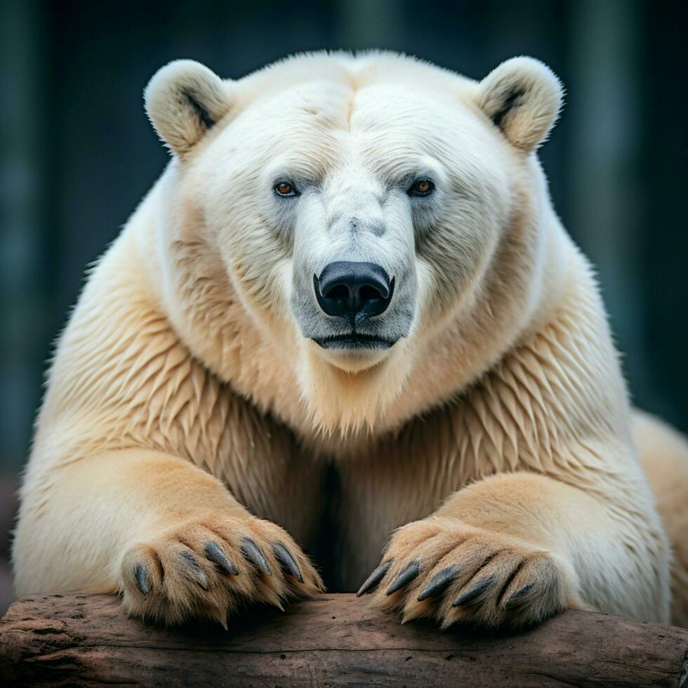 Polar- Bär wild Leben Fotografie hdr 4k foto