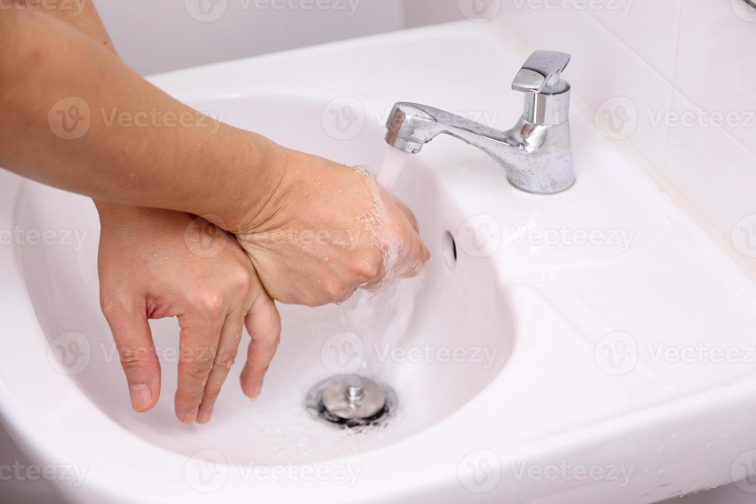 Gesundes Händewaschen foto
