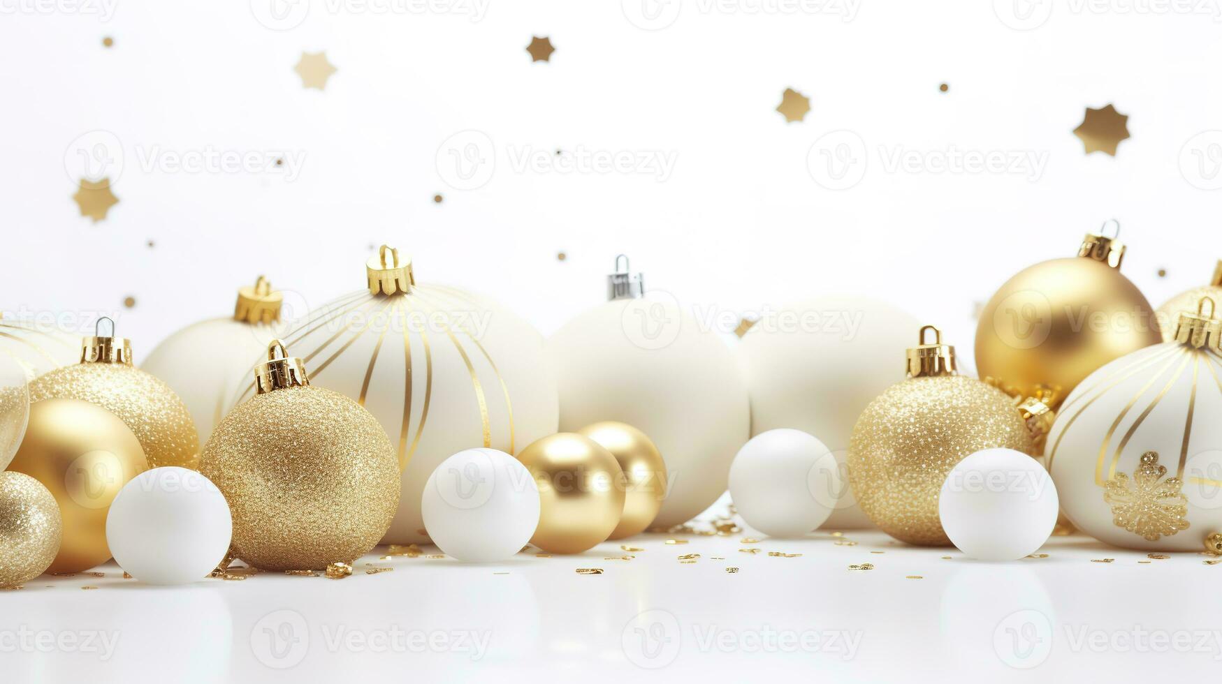 Weihnachten Weiß Hintergrund Gold foto