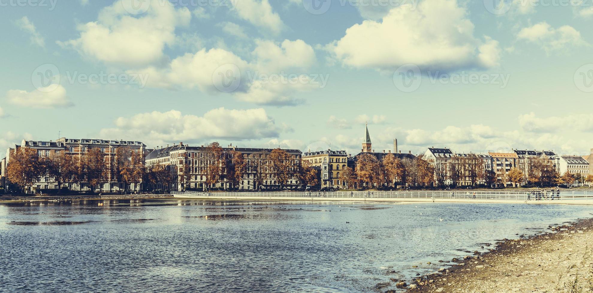 Stadtbild von Kopenhagen, Dänemark foto