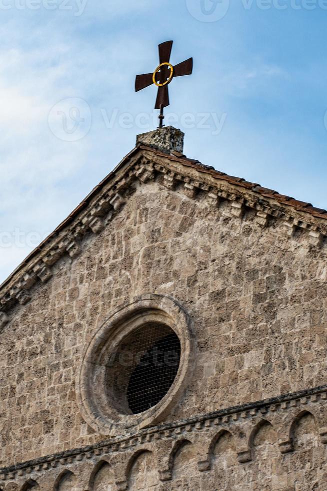 Detail der Kirche San Francesco in terni foto