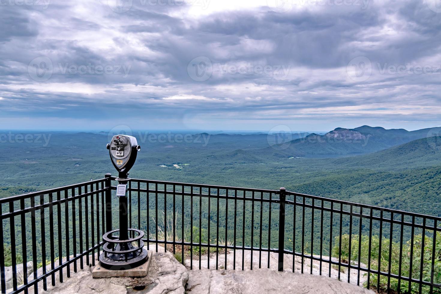 Caesars Head Mountain Bridge Wildnisgebiet in South Carolina foto