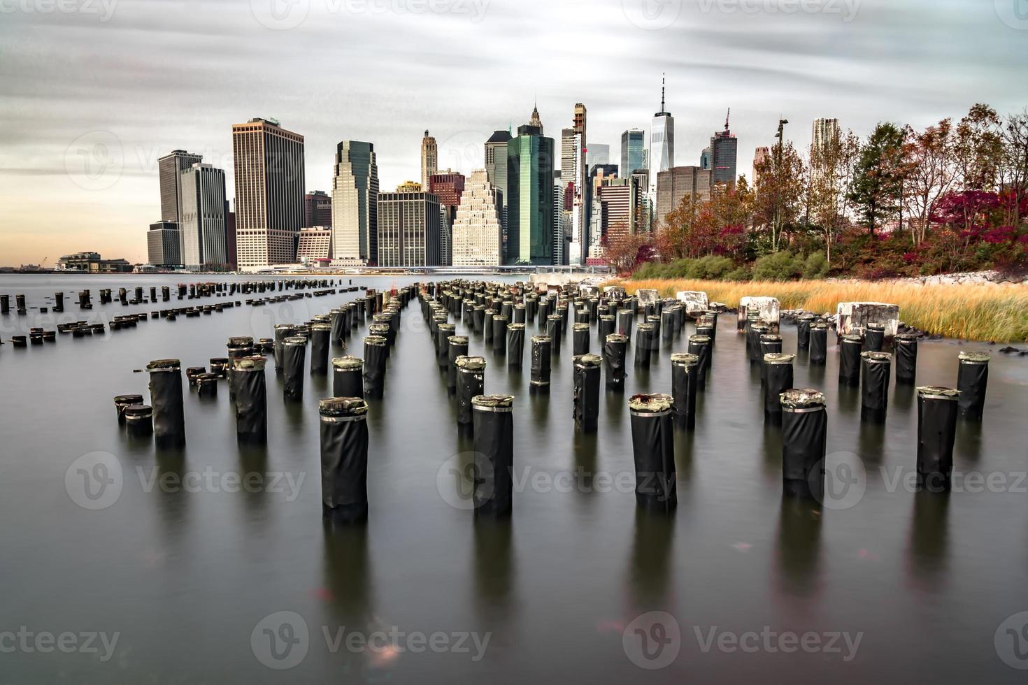 Skyline der Innenstadt von New York City, Manhattan foto