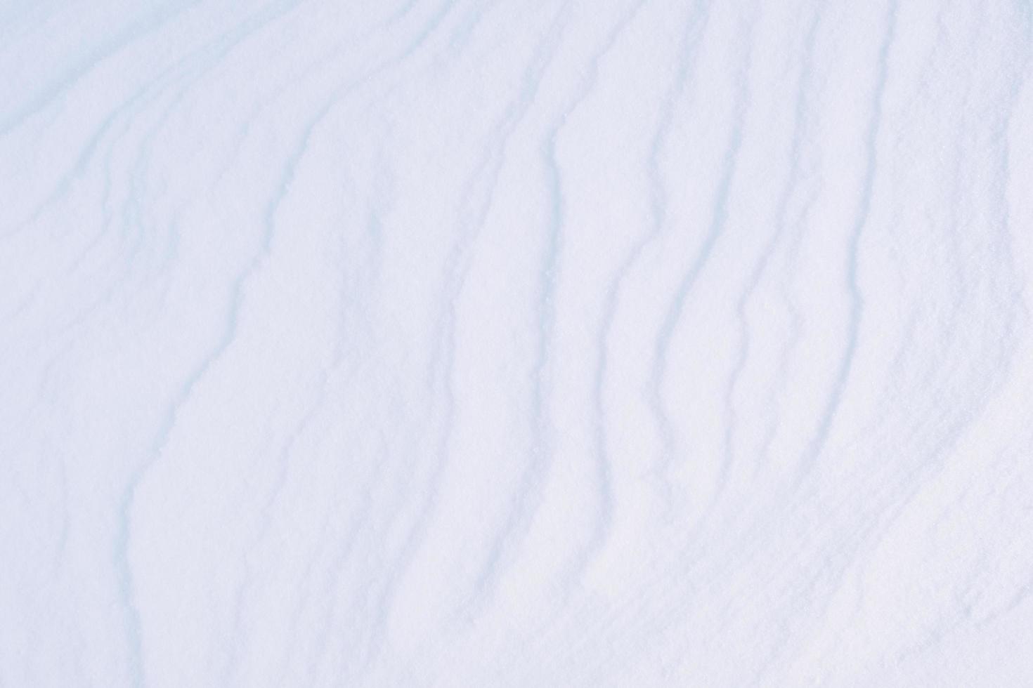 saubere weiße Schneetextur aus Eiskristallen foto