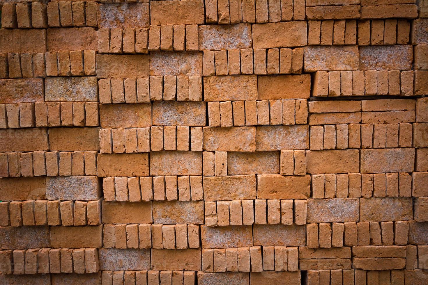 Hintergrund der Backsteinmauer Textur foto