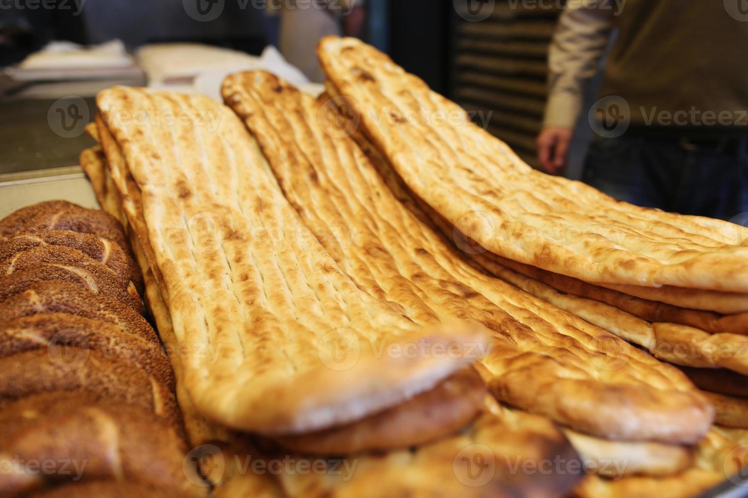 Lavash und Bagels, Backwaren, Konditorei und Backwaren foto