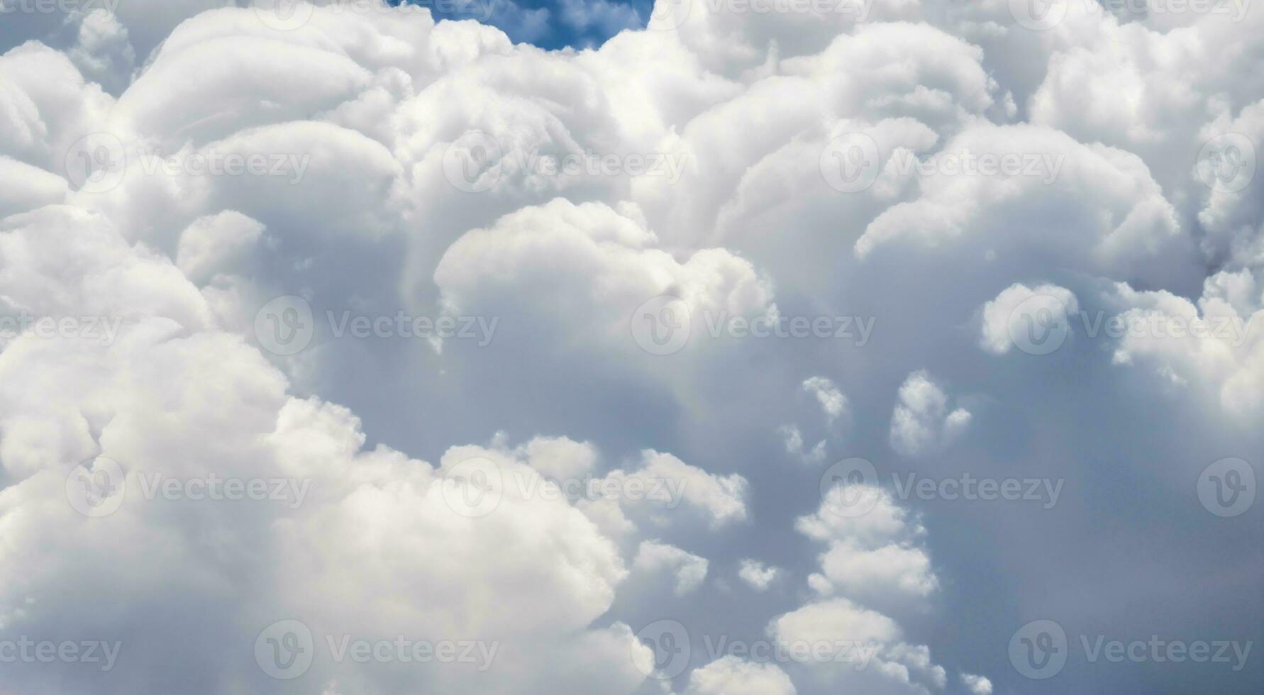 flauschige Sanft Wolken. schön wolkig Himmel. Traum Wolke von Himmel. Natur Hintergrund oder Hintergrund. generativ ai foto