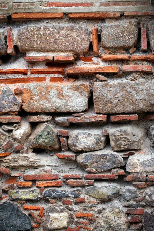 Grunge Steinmauer Hintergrundtextur foto