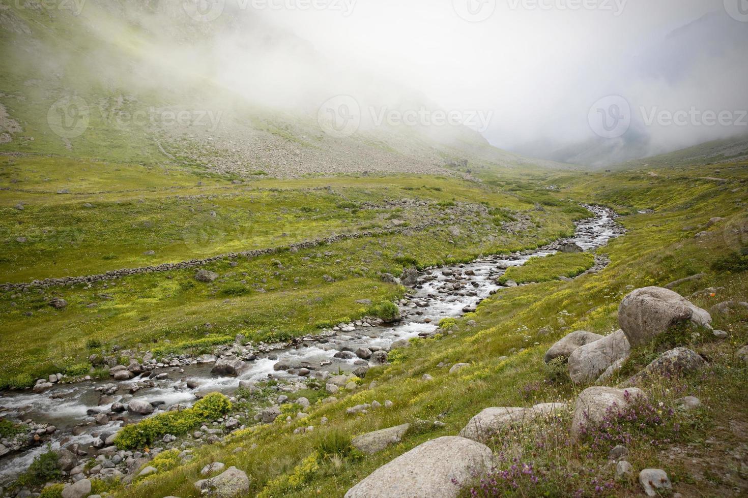 Blacksea Rize Middle Village Pine Stream, Truthahn, Hochebene Aussicht foto