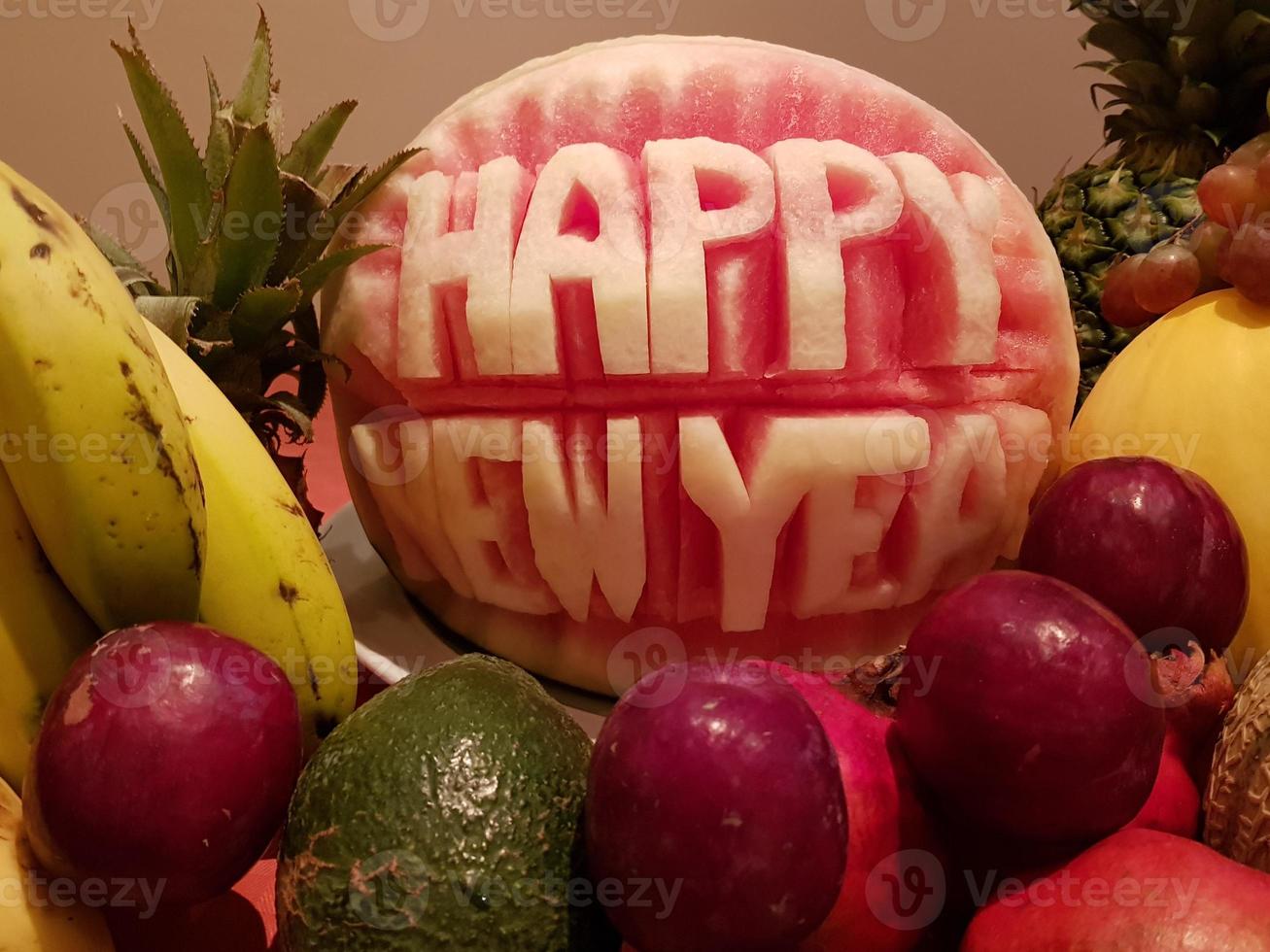 perfektes Obstschnitzen foto