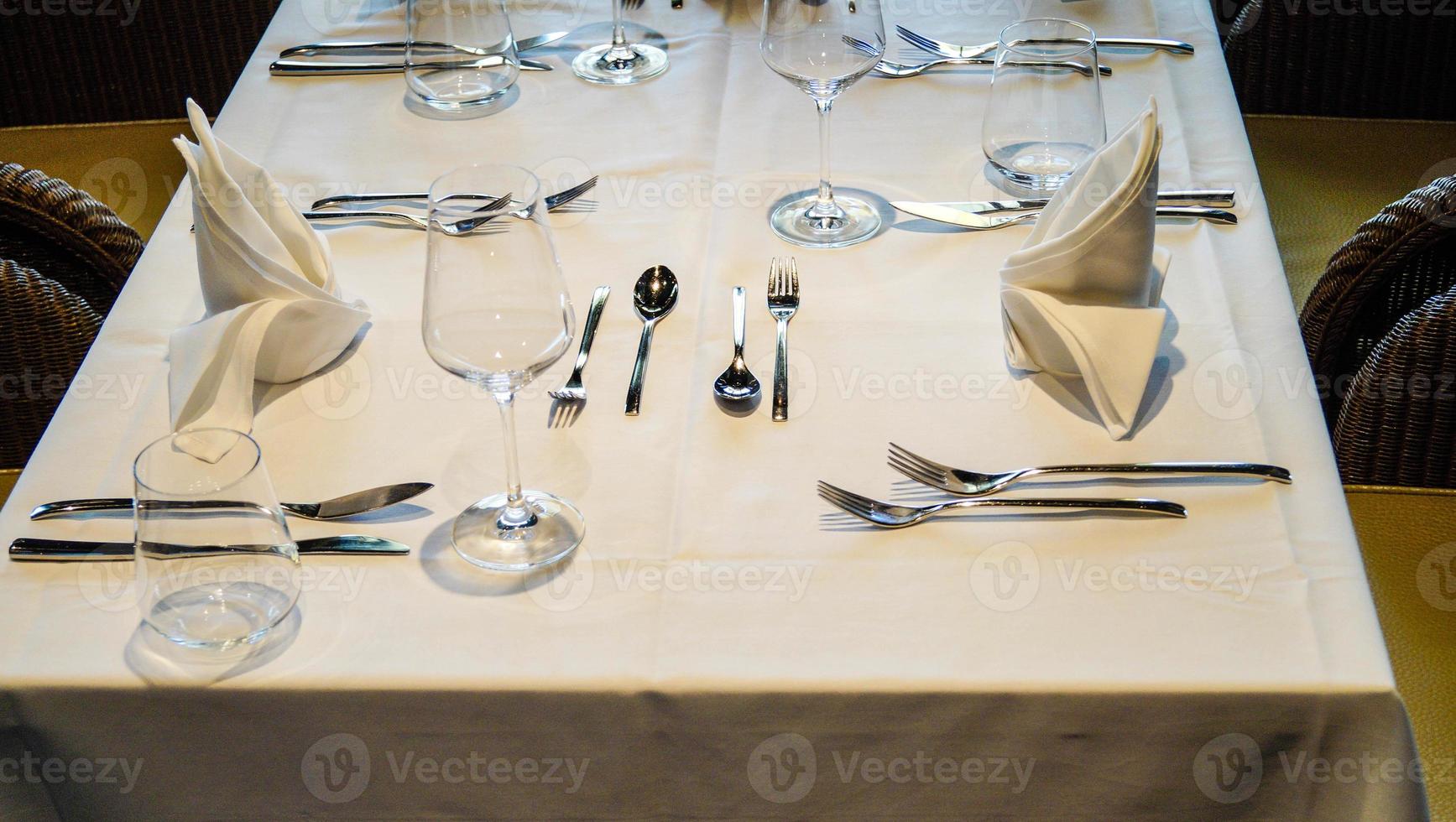 Abendessen für zwei am Valentinstag foto