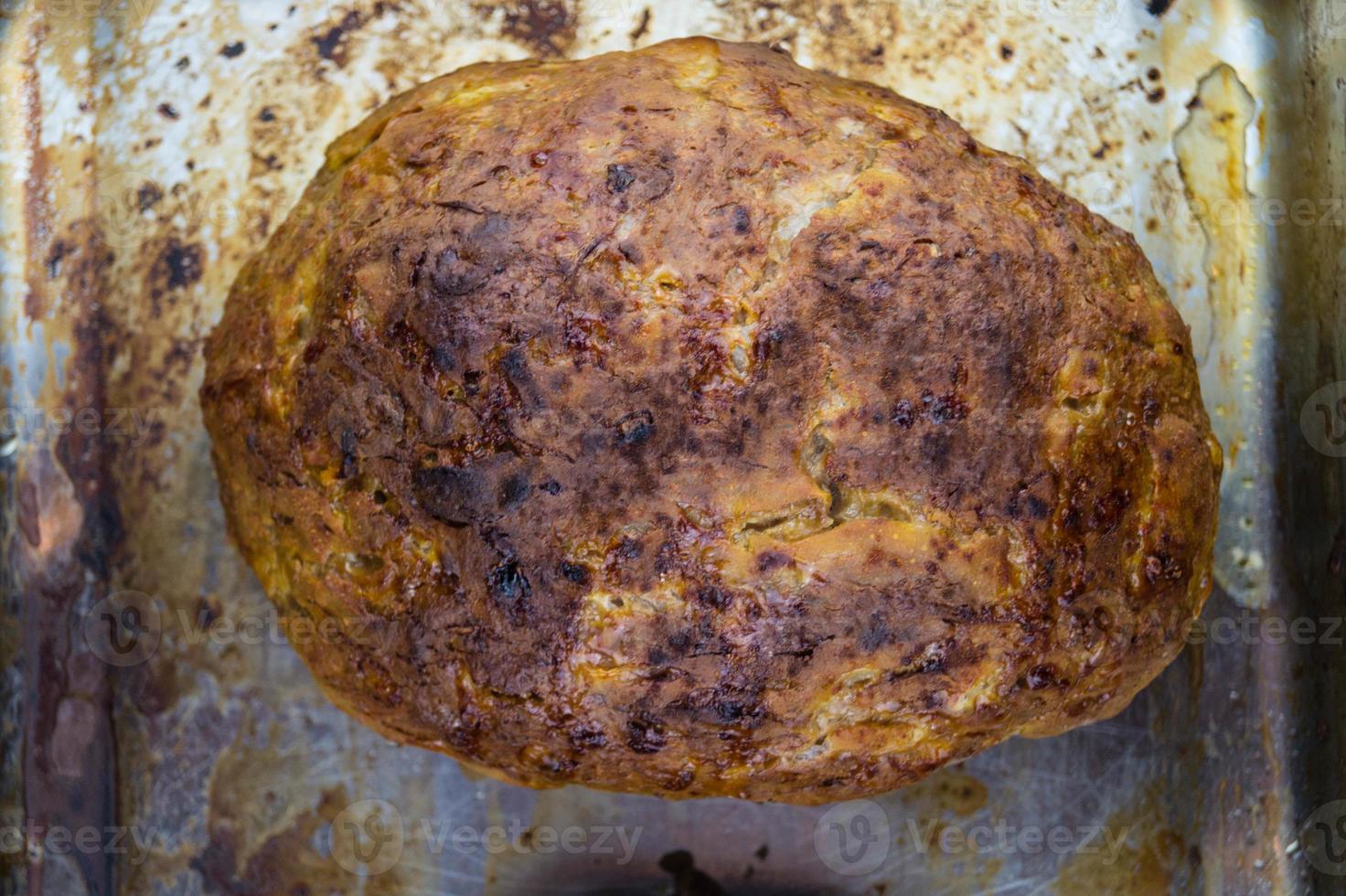 traditioneller deutscher Hackbraten foto