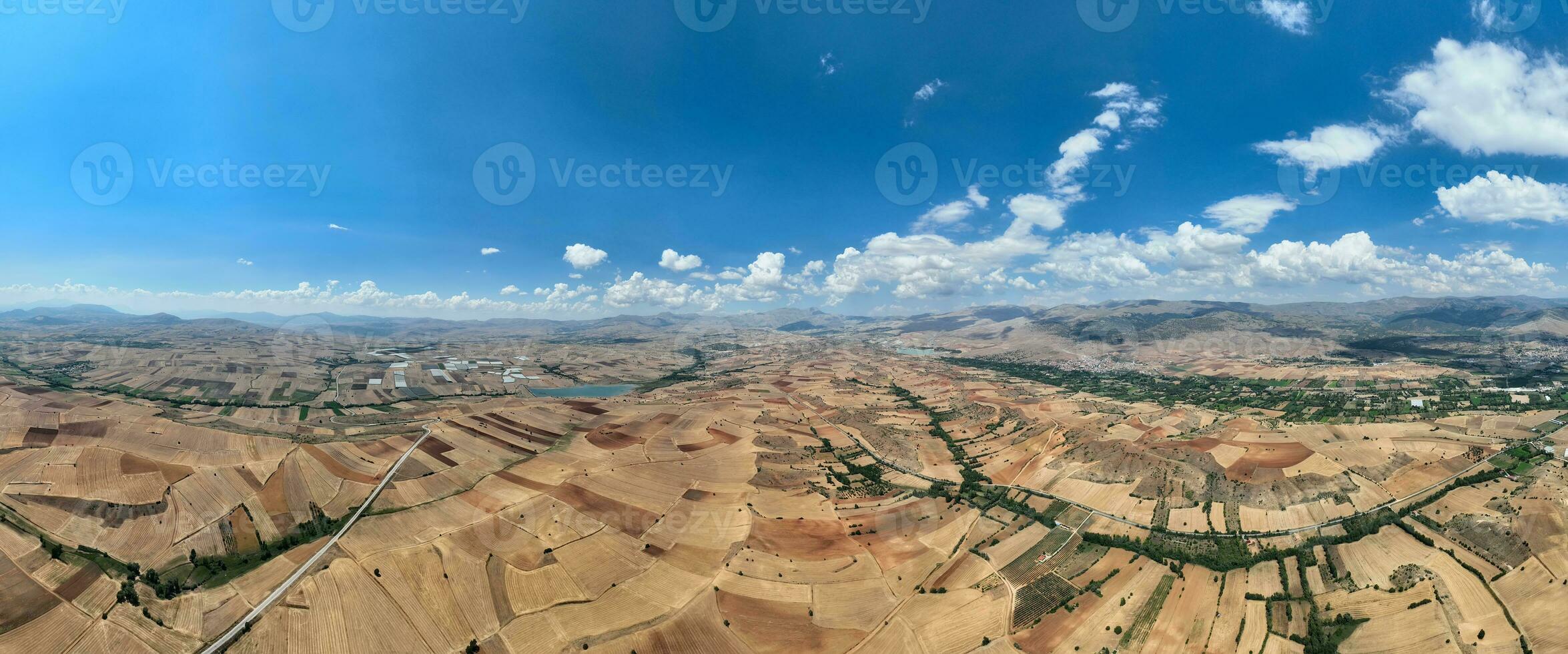 Bauernhof Felder Hintergrund Textur 4 k Antenne Aussicht 4k Truthahn Antalya foto