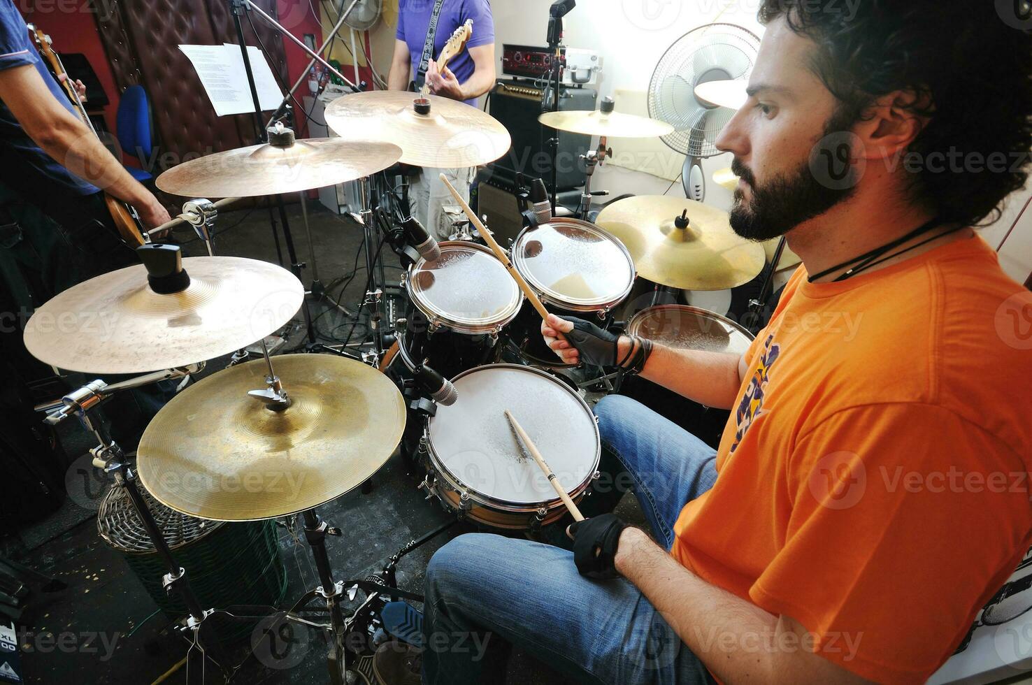 Trommel Musik- Spieler foto