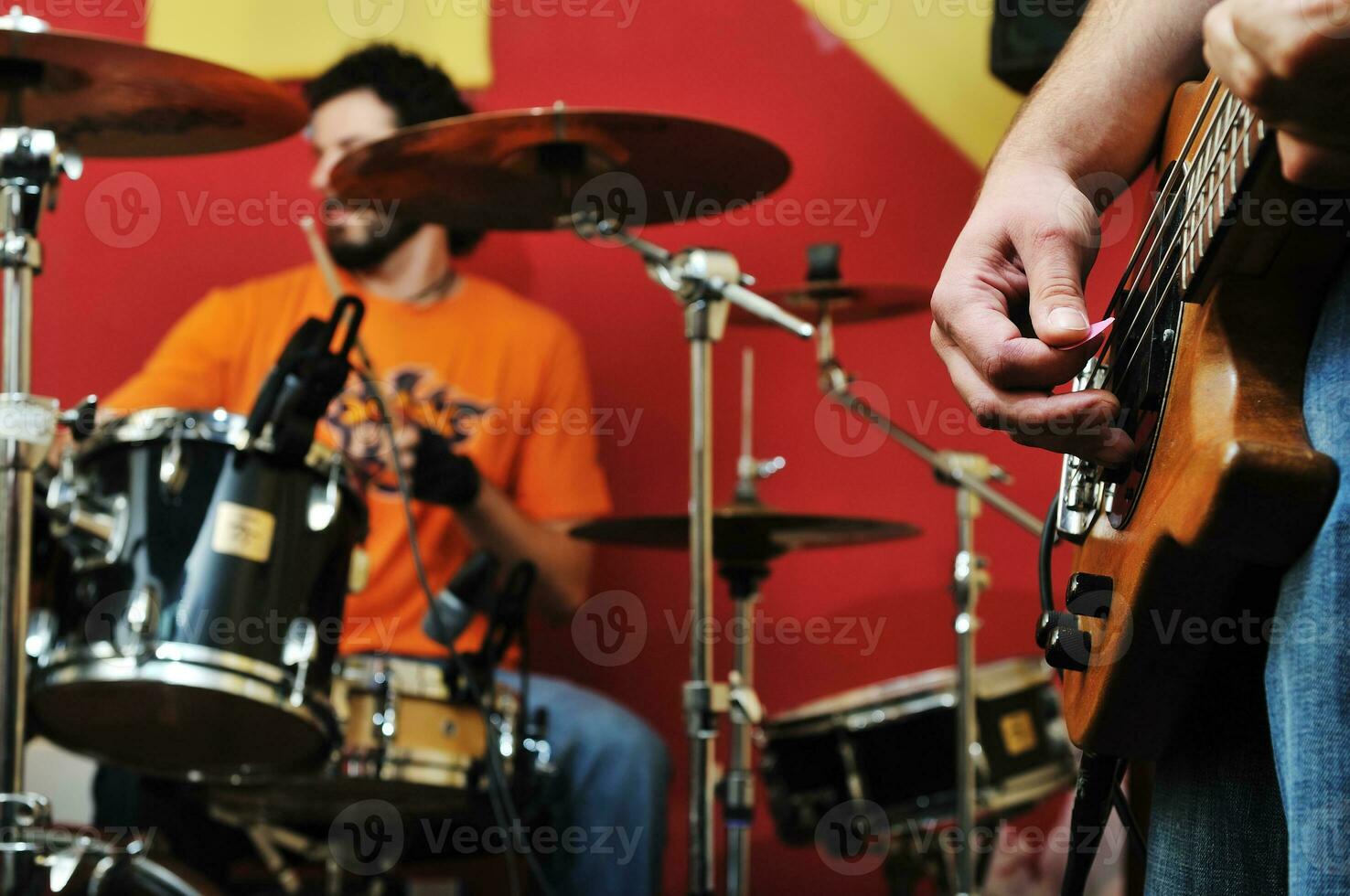 Trommel Musik- Spieler foto