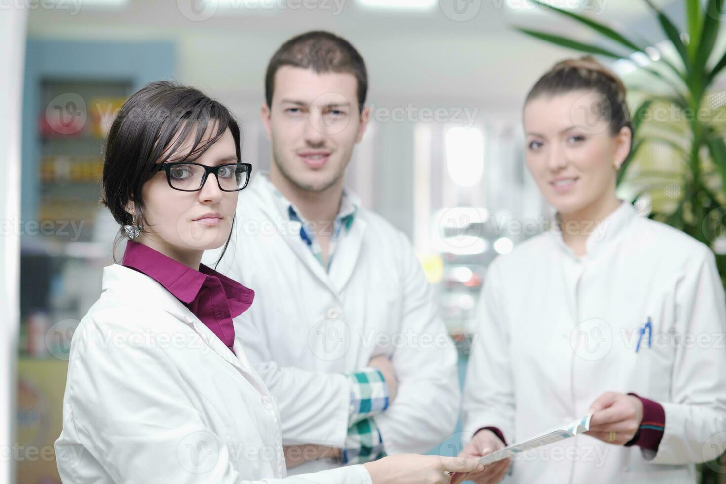 Apotheke Apotheke Leute Team foto