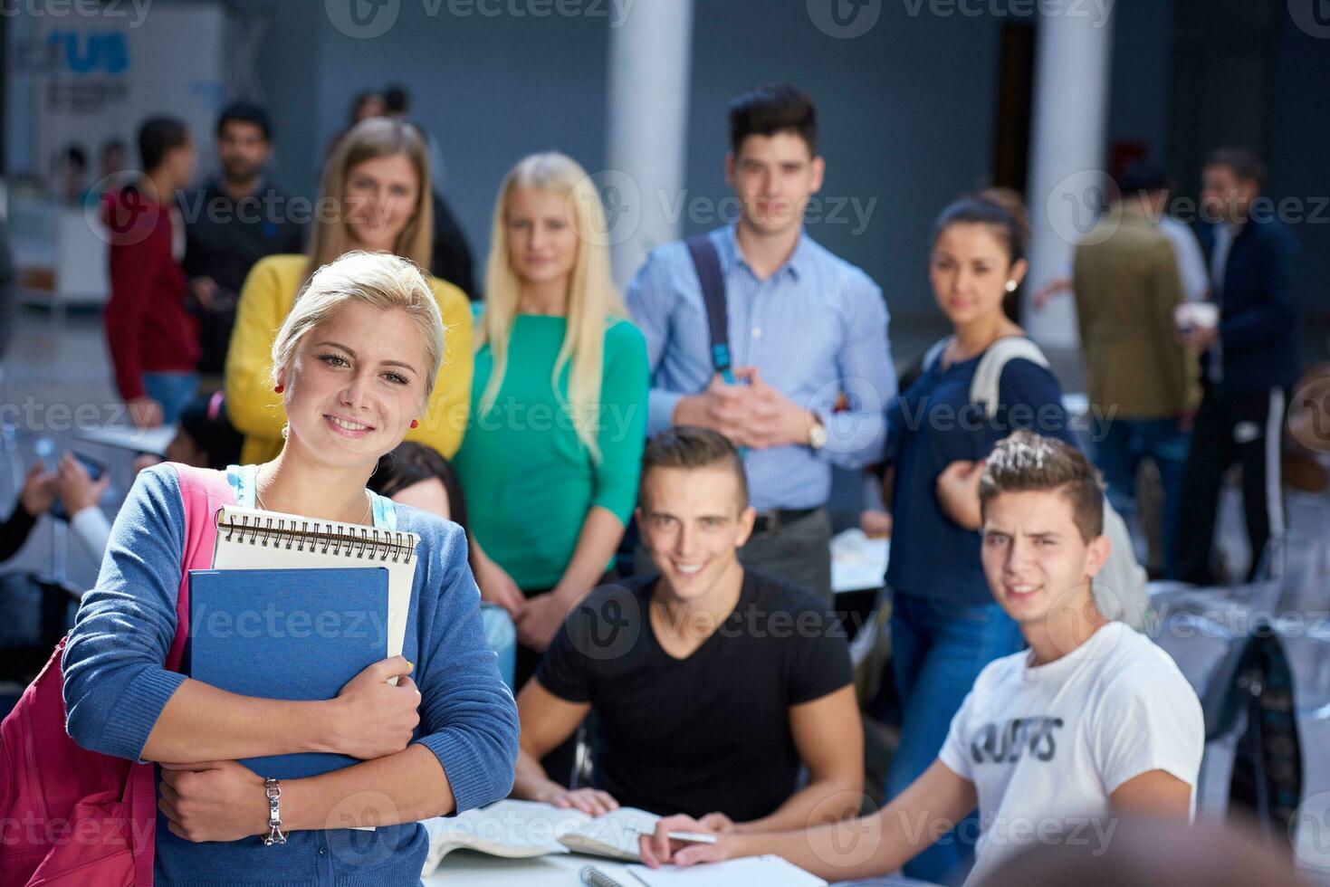 studentisches Gruppenstudium foto