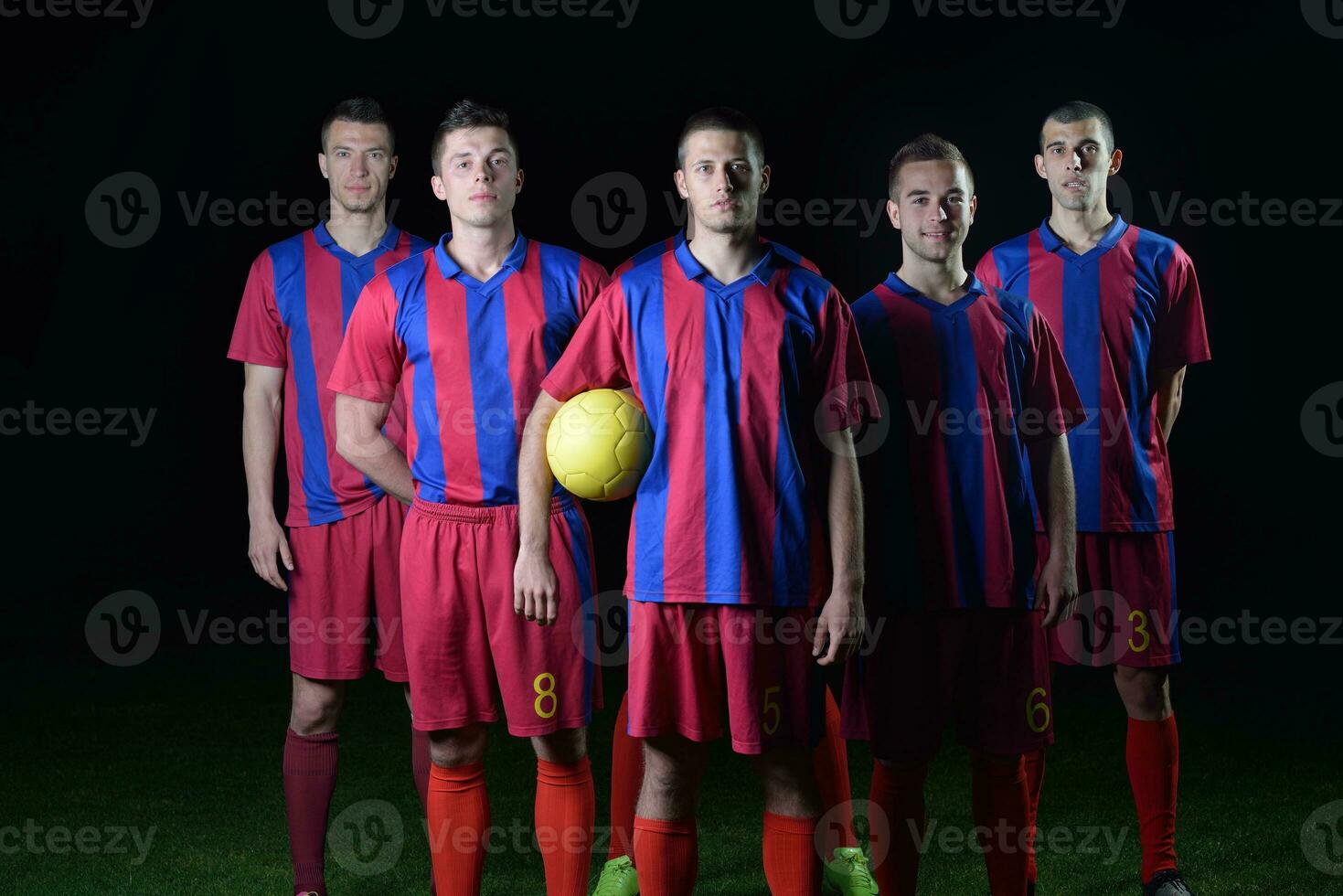 Fußballspieler-Team foto