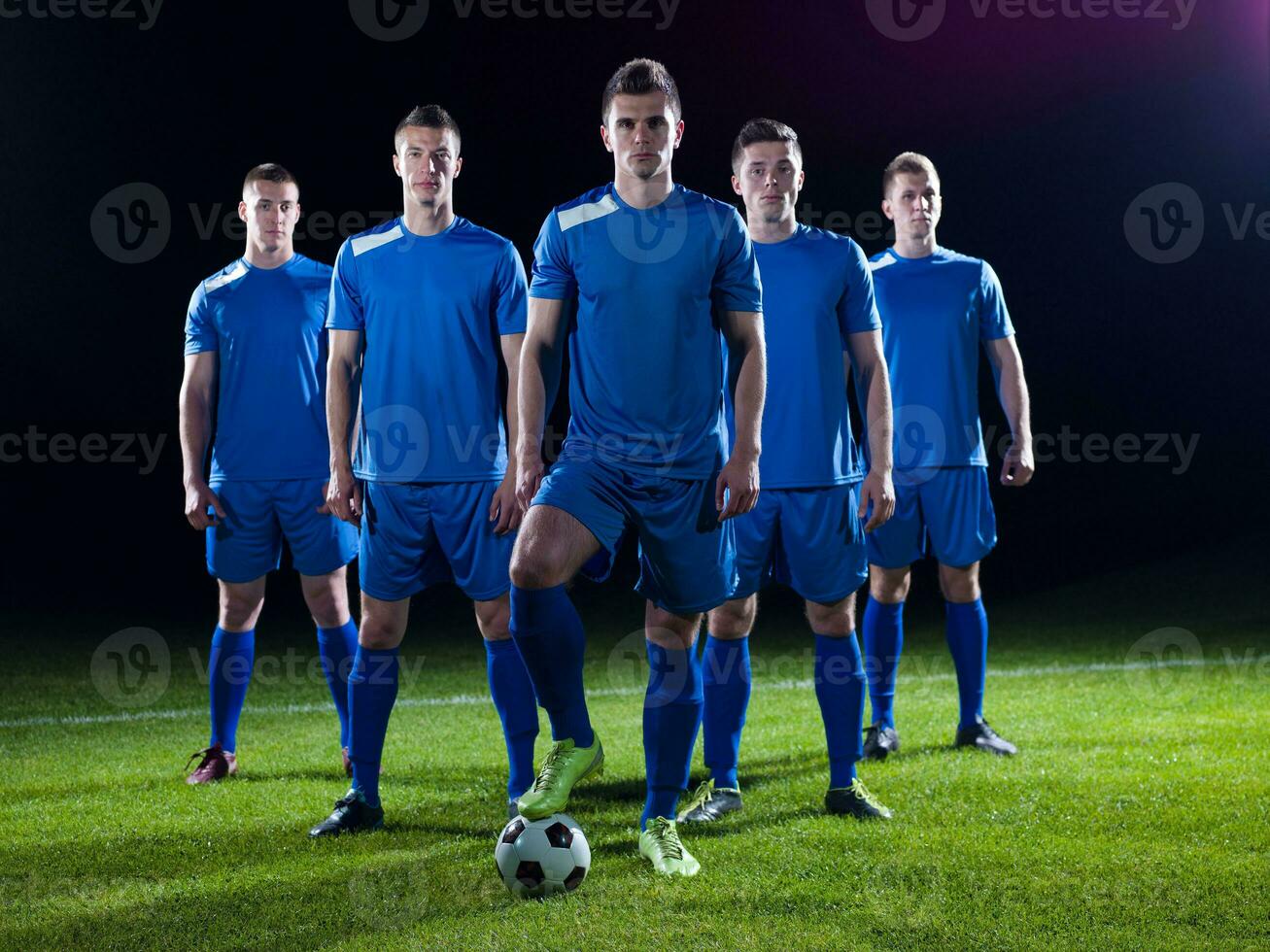 Fußballspieler-Team foto