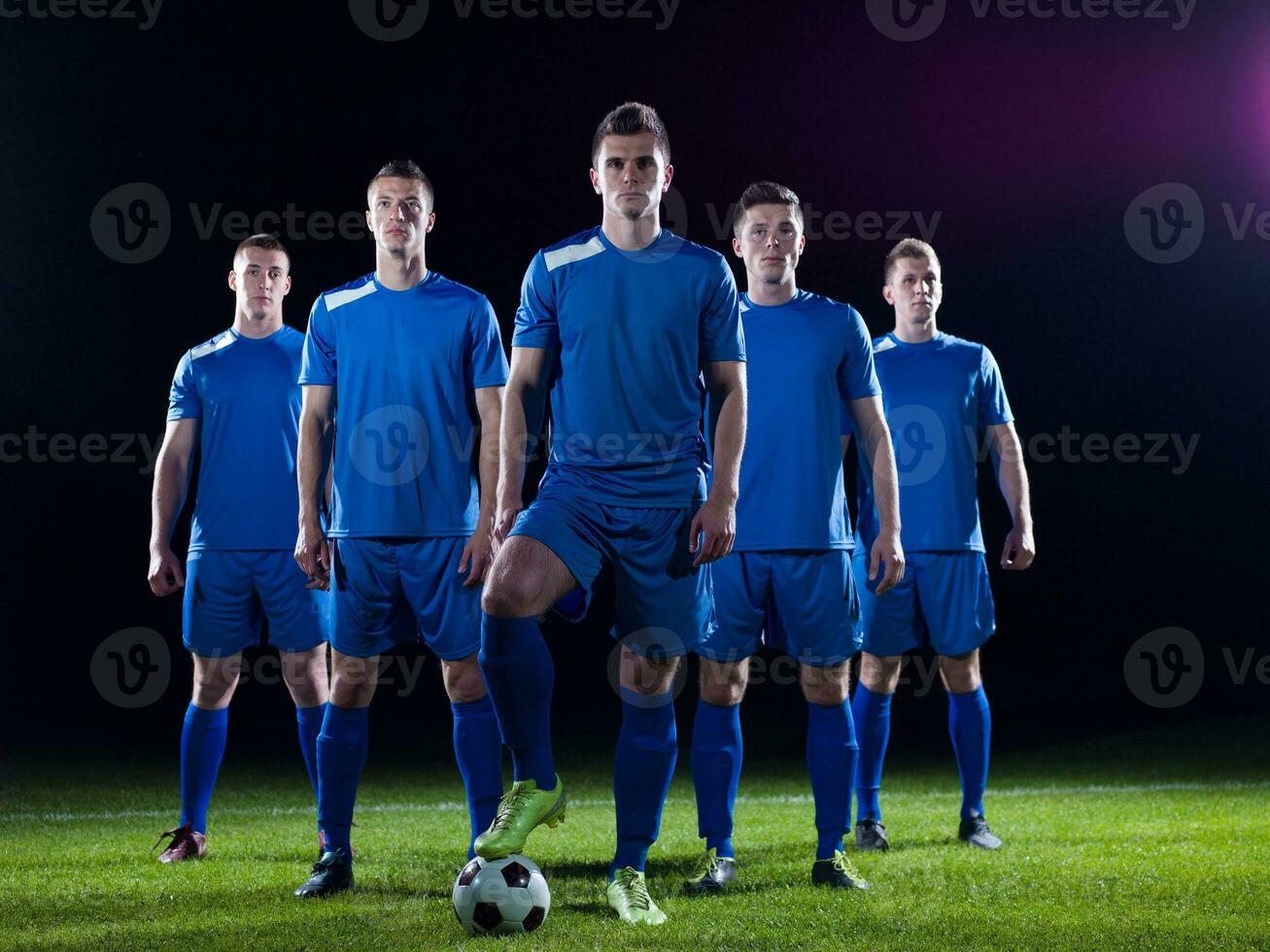 Fußballspieler-Team foto