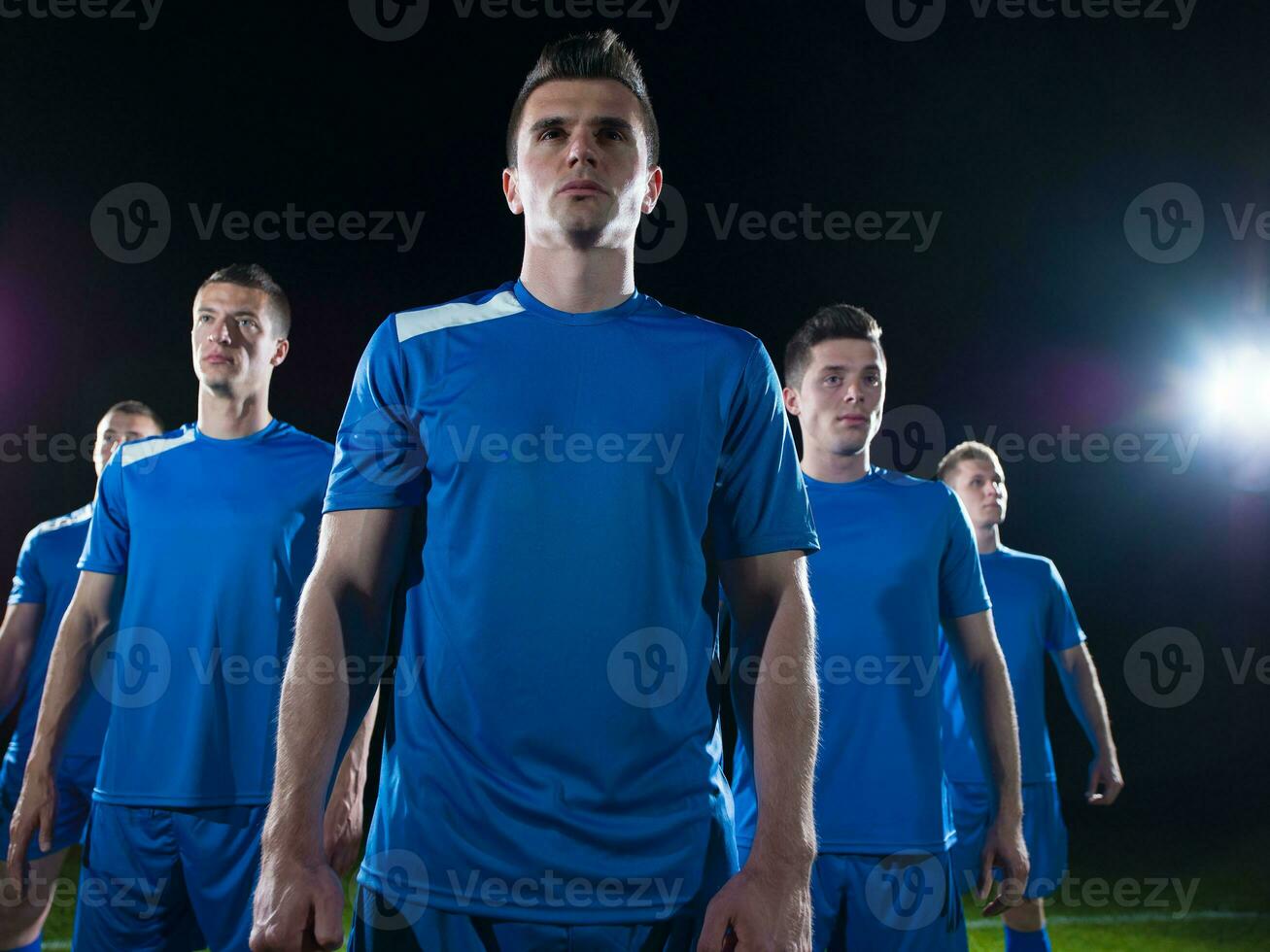 Fußballspieler-Team foto