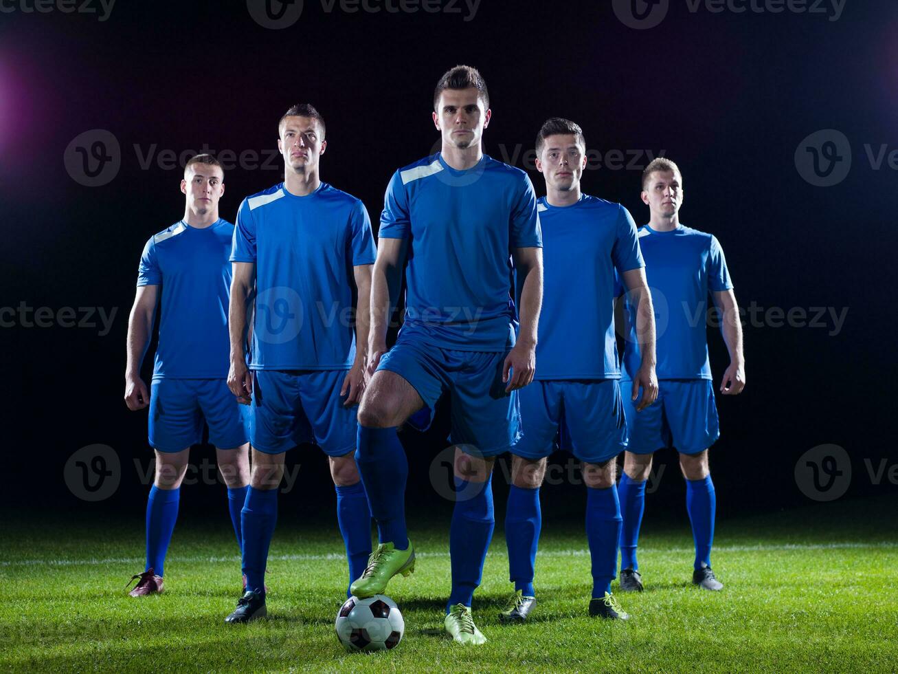 Fußballspieler-Team foto