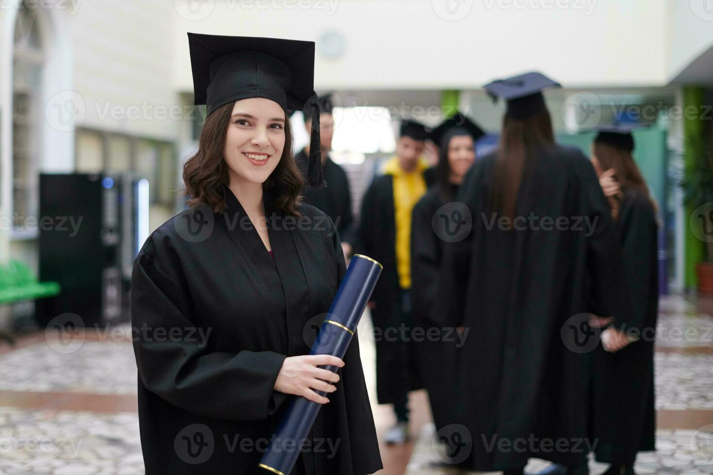 Porträt des Abschlusstages foto